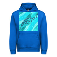 Cobalt fish and sea seamless pattern Urban Hoodie - BundleAndBundleShop
