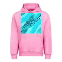 Fuchsia Pink fish and sea seamless pattern Urban Hoodie - BundleAndBundleShop