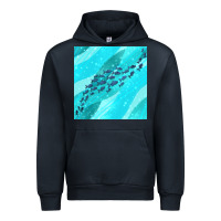 Navy fish and sea seamless pattern Urban Hoodie - BundleAndBundleShop