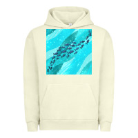 Pigment Pistachio fish and sea seamless pattern Urban Hoodie - BundleAndBundleShop