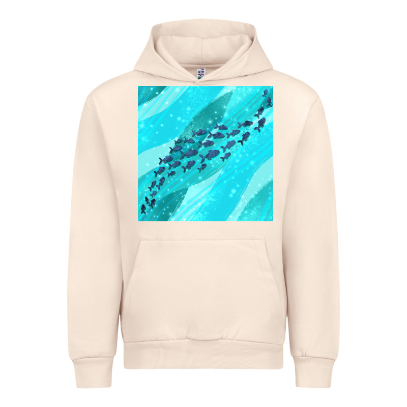 Fish And Sea Seamless Pattern Urban Hoodie by BundleAndBundleShop | Teevron