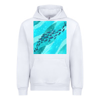 White fish and sea seamless pattern Urban Hoodie - BundleAndBundleShop