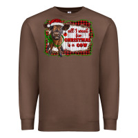 Chestnut all i want for christmas is a cow highland calf Premium Sweatshirt - RanaPortraitStore