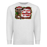 Oatmeal Heather all i want for christmas is a cow highland calf Premium Sweatshirt - RanaPortraitStore