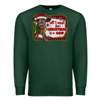 Sports Green all i want for christmas is a cow highland calf Premium Sweatshirt - RanaPortraitStore
