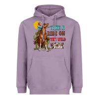 Lavender take a ride on the wild side with rodeo Heavyweight Hoodie - texasbilliewilder