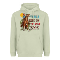 Matcha take a ride on the wild side with rodeo Heavyweight Hoodie - texasbilliewilder