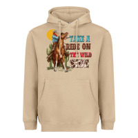 Mushroom take a ride on the wild side with rodeo Heavyweight Hoodie - texasbilliewilder