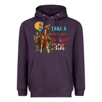 Plum take a ride on the wild side with rodeo Heavyweight Hoodie - texasbilliewilder
