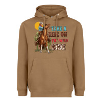 Toasted Coconut take a ride on the wild side with rodeo Heavyweight Hoodie - texasbilliewilder