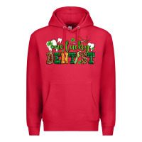 Cardinal st patricks day one lucky dentist Premium Hoodie - AdoDesignShop
