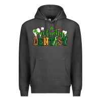 Charcoal Heather st patricks day one lucky dentist Premium Hoodie - AdoDesignShop