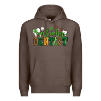 Coffee st patricks day one lucky dentist Premium Hoodie - AdoDesignShop