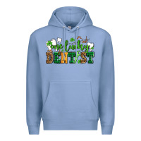 Colony Blue st patricks day one lucky dentist Premium Hoodie - AdoDesignShop