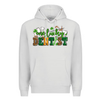 Dove Grey st patricks day one lucky dentist Premium Hoodie - AdoDesignShop