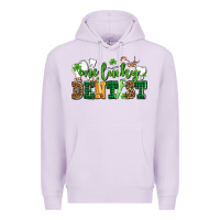 Lilac st patricks day one lucky dentist Premium Hoodie - AdoDesignShop
