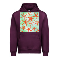 Mauve Wine starfish seamless pattern Urban Hoodie - BundleAndBundleShop