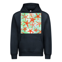 Navy starfish seamless pattern Urban Hoodie - BundleAndBundleShop