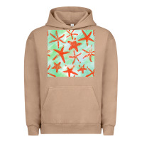 Pigment Burro starfish seamless pattern Urban Hoodie - BundleAndBundleShop