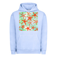 Pigment Grape Ice starfish seamless pattern Urban Hoodie - BundleAndBundleShop