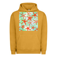 Pigment Peanut Butter starfish seamless pattern Urban Hoodie - BundleAndBundleShop