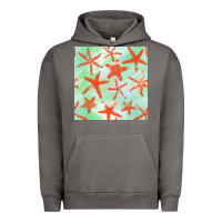 Pigment Tornado starfish seamless pattern Urban Hoodie - BundleAndBundleShop