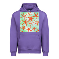 Tulip starfish seamless pattern Urban Hoodie - BundleAndBundleShop