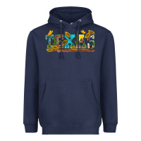 Navy texas Heavyweight Hoodie - texasbilliewilder