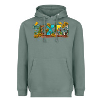 Sage texas Heavyweight Hoodie - texasbilliewilder