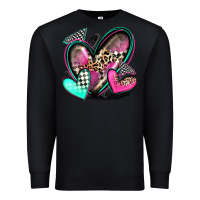 Black race hearts Premium Sweatshirt - Zillion Design Studio