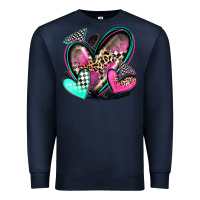 Navy race hearts Premium Sweatshirt - Zillion Design Studio