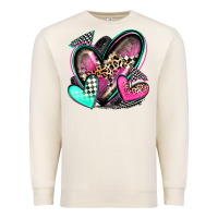 Sandshell race hearts Premium Sweatshirt - Zillion Design Studio