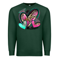 Sports Green race hearts Premium Sweatshirt - Zillion Design Studio