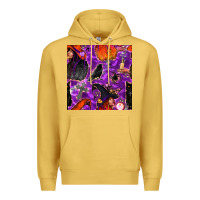Antique Gold halloween witch seamless pattern Premium Hoodie - BundleAndBundleShop