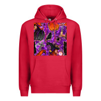 Cardinal halloween witch seamless pattern Premium Hoodie - BundleAndBundleShop