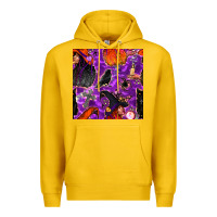 Lemon halloween witch seamless pattern Premium Hoodie - BundleAndBundleShop