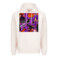 Pale Pink halloween witch seamless pattern Premium Hoodie - BundleAndBundleShop