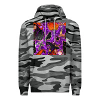 Slate Camo halloween witch seamless pattern Premium Hoodie - BundleAndBundleShop