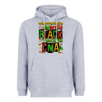 Heather Grey unapologetically pretty black and educated cna zillion Heavyweight Hoodie - Zillion Design Studio