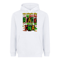 White unapologetically pretty black and educated cna zillion Heavyweight Hoodie - Zillion Design Studio