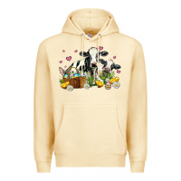 Pina Colada easter cows with chicks Premium Hoodie - AdoDesignShop