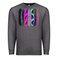 Charcoal Heather race brushstrokes Premium Sweatshirt - Zillion Design Studio