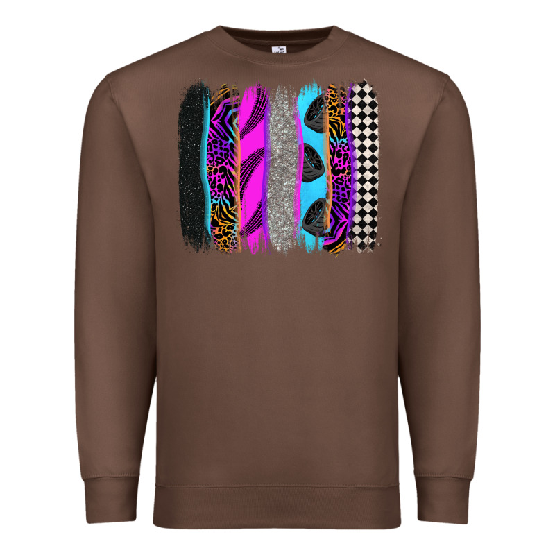 Race Brushstrokes Premium Sweatshirt by Zillion Design Studio | Teevron