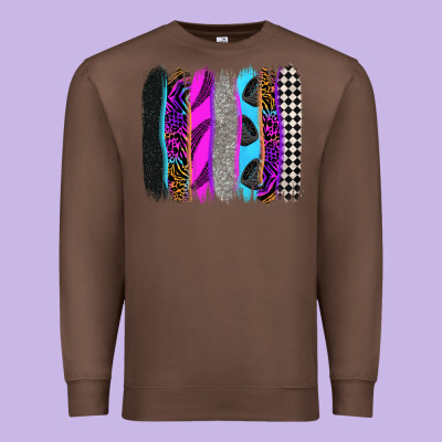 Race Brushstrokes Premium Sweatshirt Designed By Zillion Design Studio