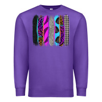 Purple race brushstrokes Premium Sweatshirt - Zillion Design Studio