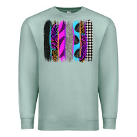 Seafoam race brushstrokes Premium Sweatshirt - Zillion Design Studio