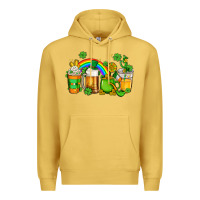 Antique Gold st patricks coffee Premium Hoodie - AdoDesignShop