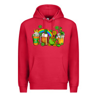 Cardinal st patricks coffee Premium Hoodie - AdoDesignShop