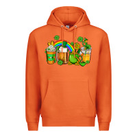 Carrot st patricks coffee Premium Hoodie - AdoDesignShop