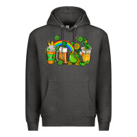 Charcoal Heather st patricks coffee Premium Hoodie - AdoDesignShop